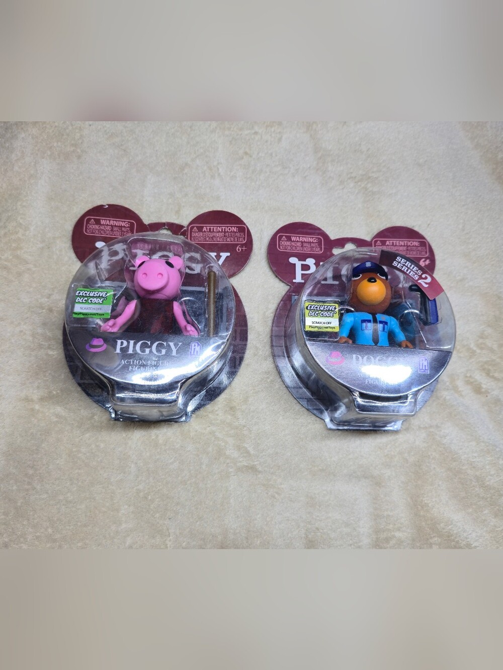 Lot of 2 Roblox Figurines with DLC Codes Roblox